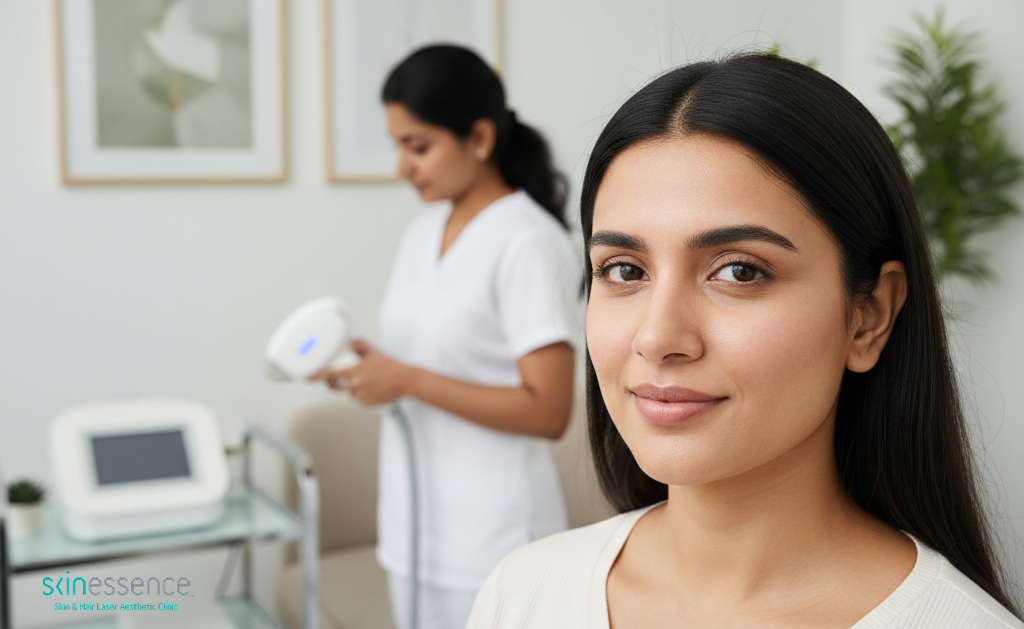 Pigmentation treatment in Kochi using laser toning at SkinEssence Hair & Laser Aesthetic Clinic