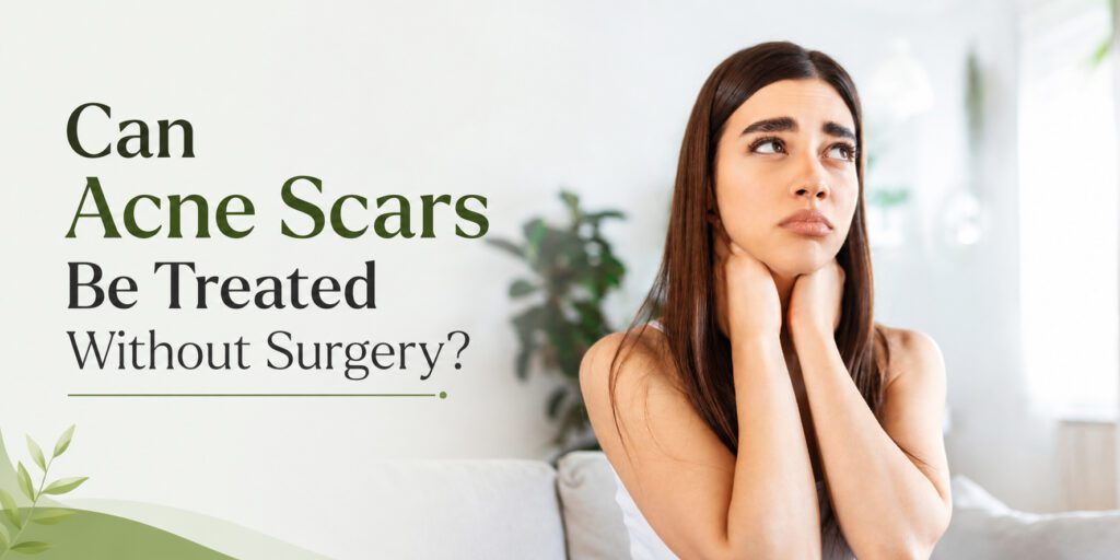 Remove acne marks without surgery