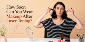 wear makeup after laser toning